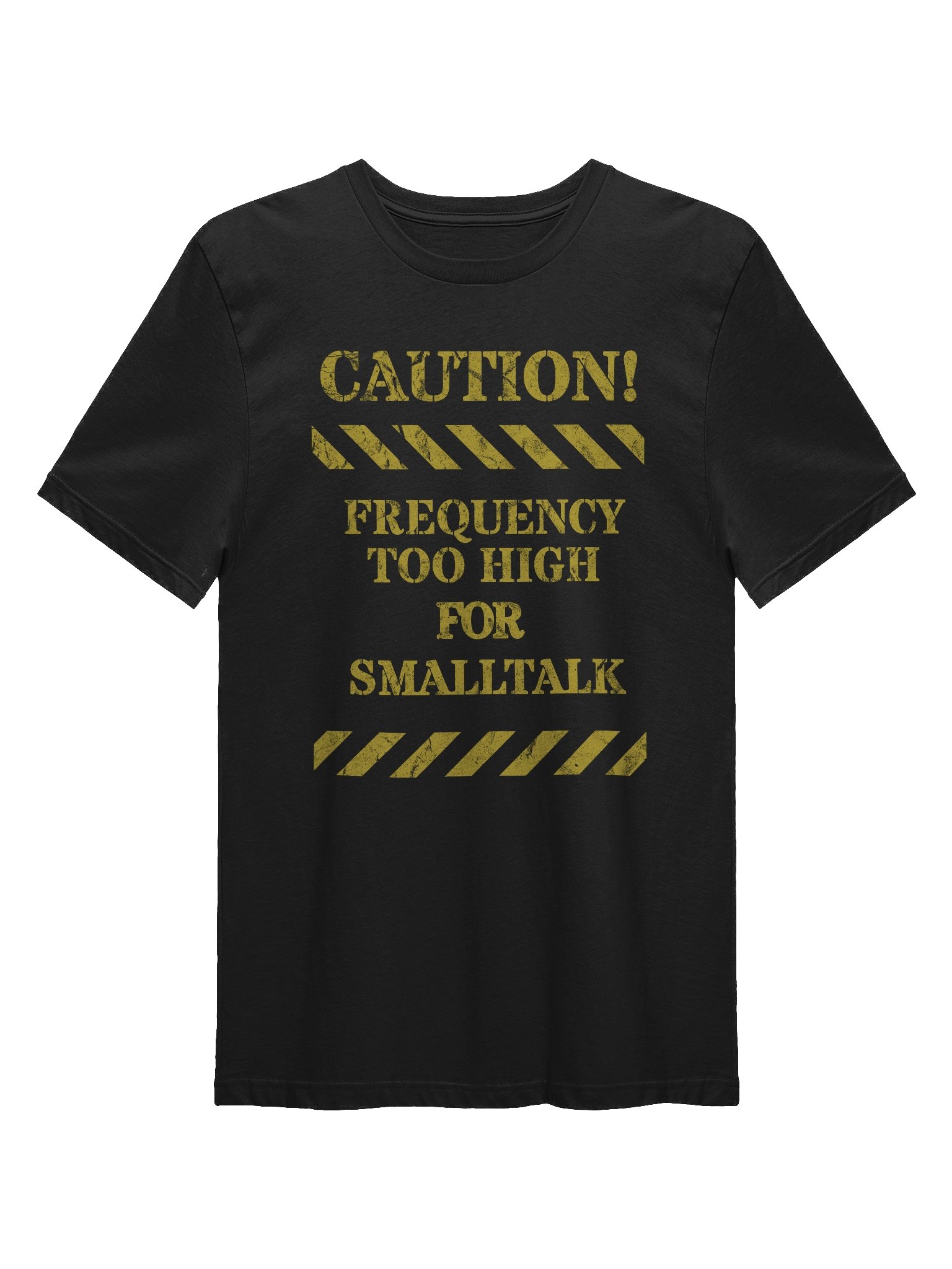 Caution: Next Level Smalltalk Supersoft Tee product image (1)