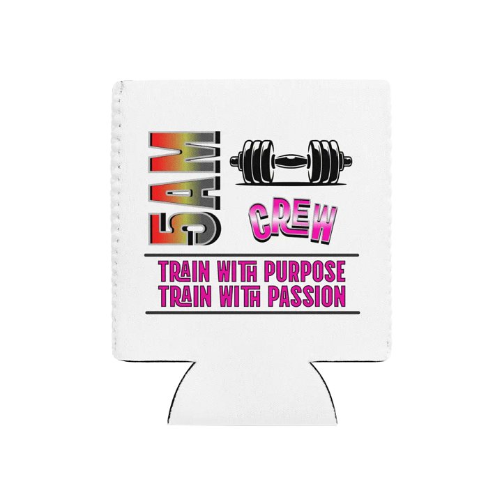 5AM Crew Weightlifting Can Cooler - Train with Purpose, Train with Passion product image (1)