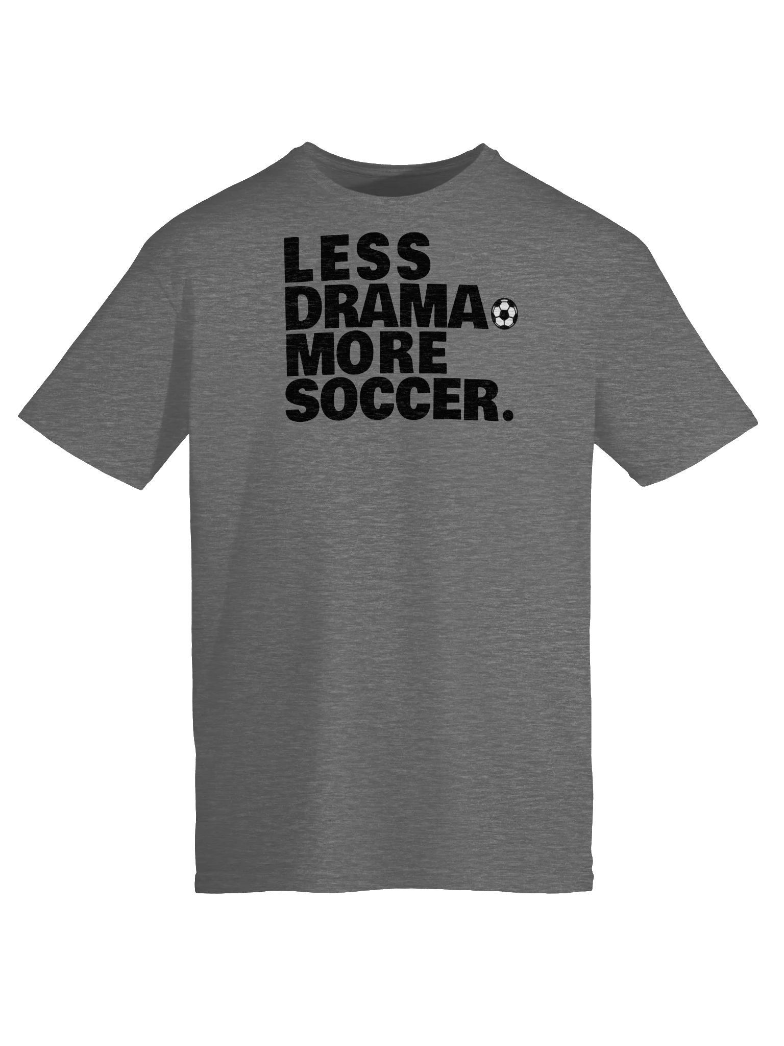 Less Drama More Soccer Icon Tee product image (5)
