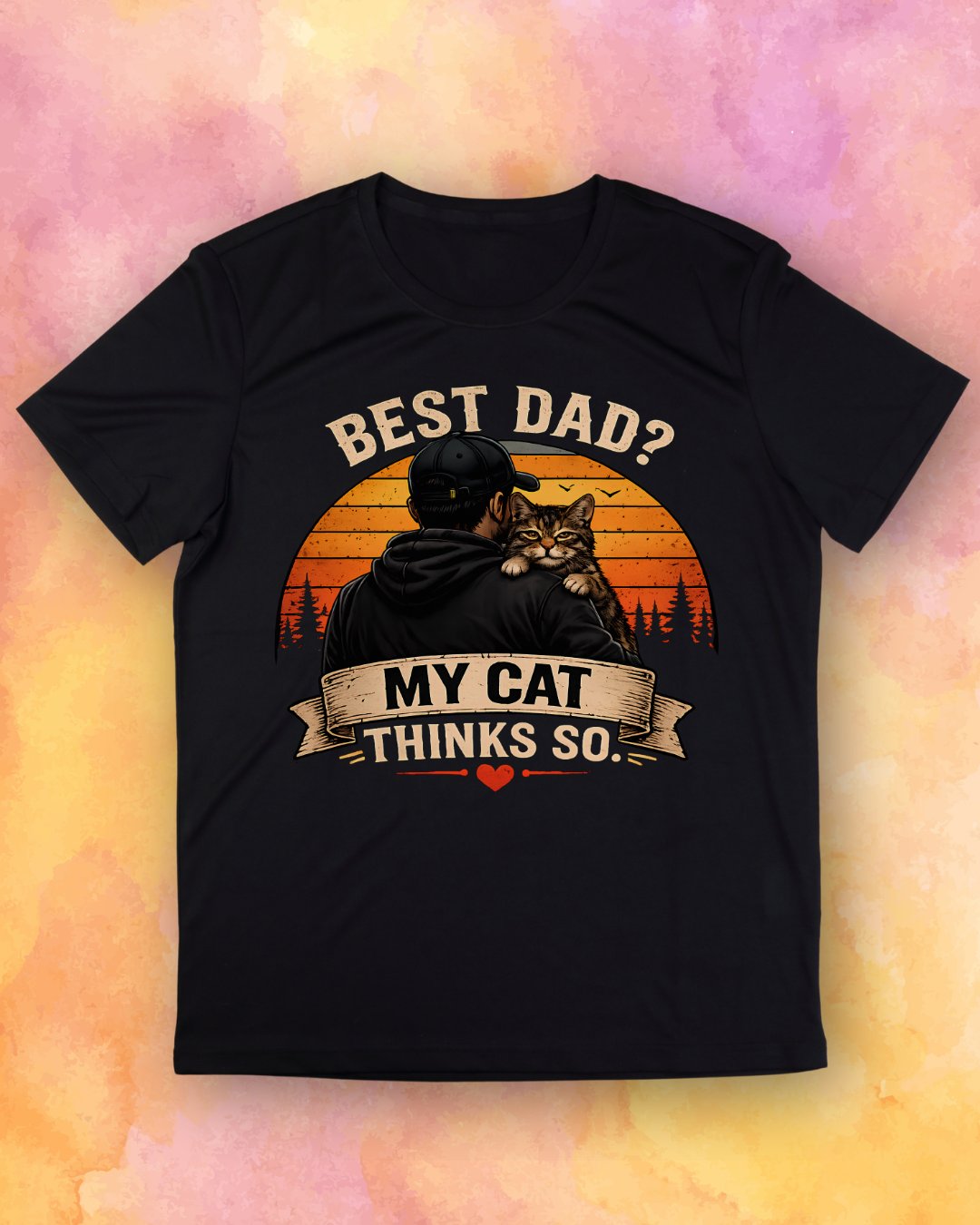 Best Dad? My Cat Thinks So T-Shirt product image (1)