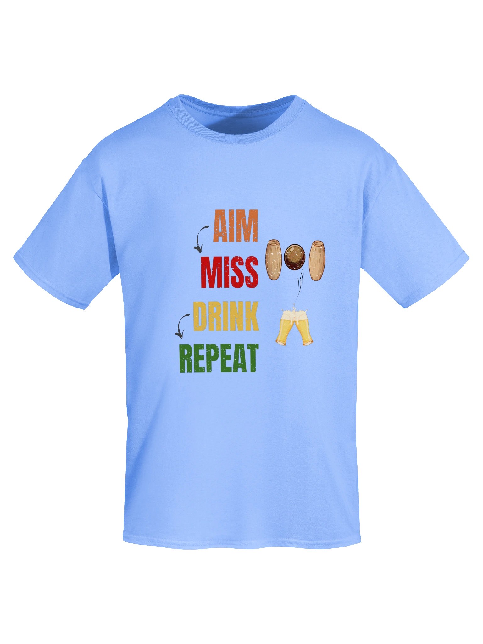 Aim > Miss > Drink > Repeat Tee product image (95)