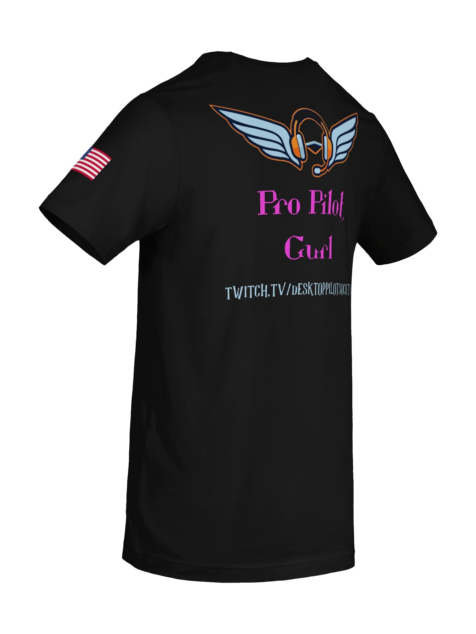 Winged Pilot Headset Tee product image (80)