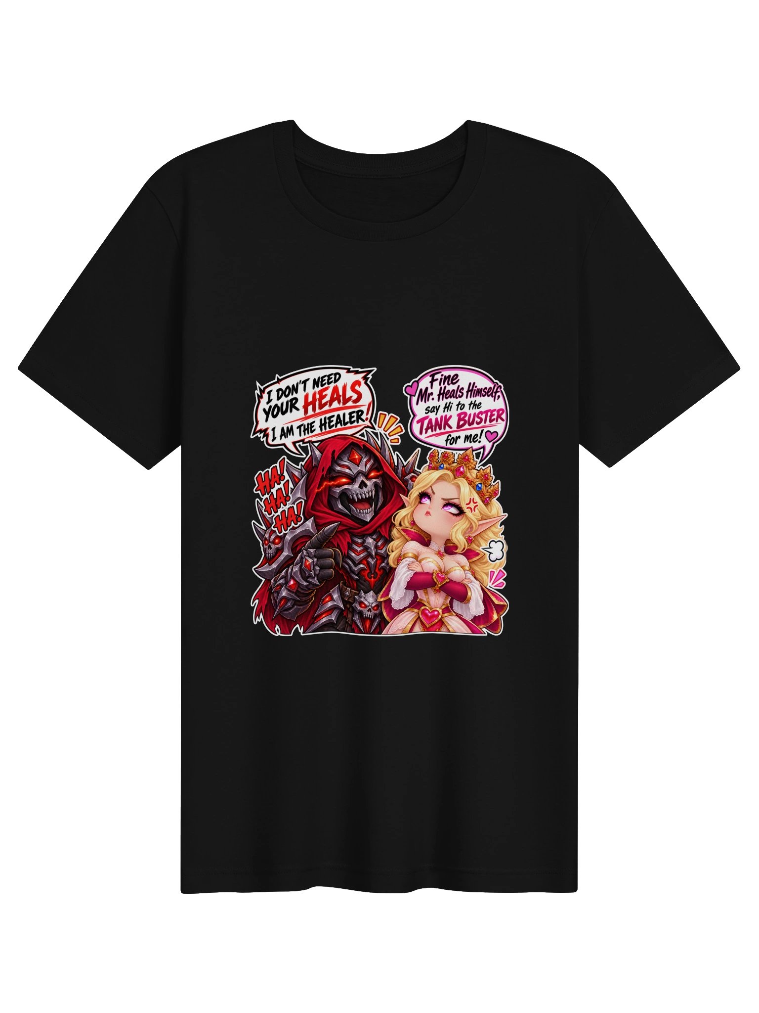 Guild Leader Quote Series - Luna & Mali Mr. Heals Himself - Unisex t-shirt product image (1)