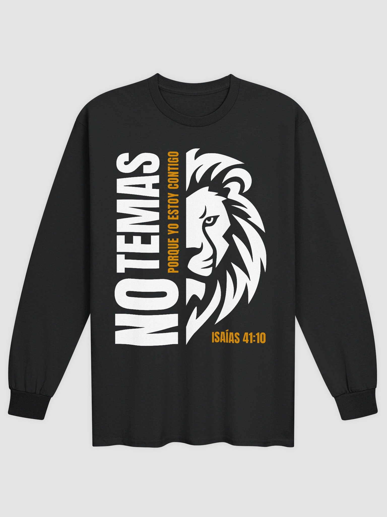Camiseta Unisex Manga Larga | No temas, porque yo estoy contigo product image (1)