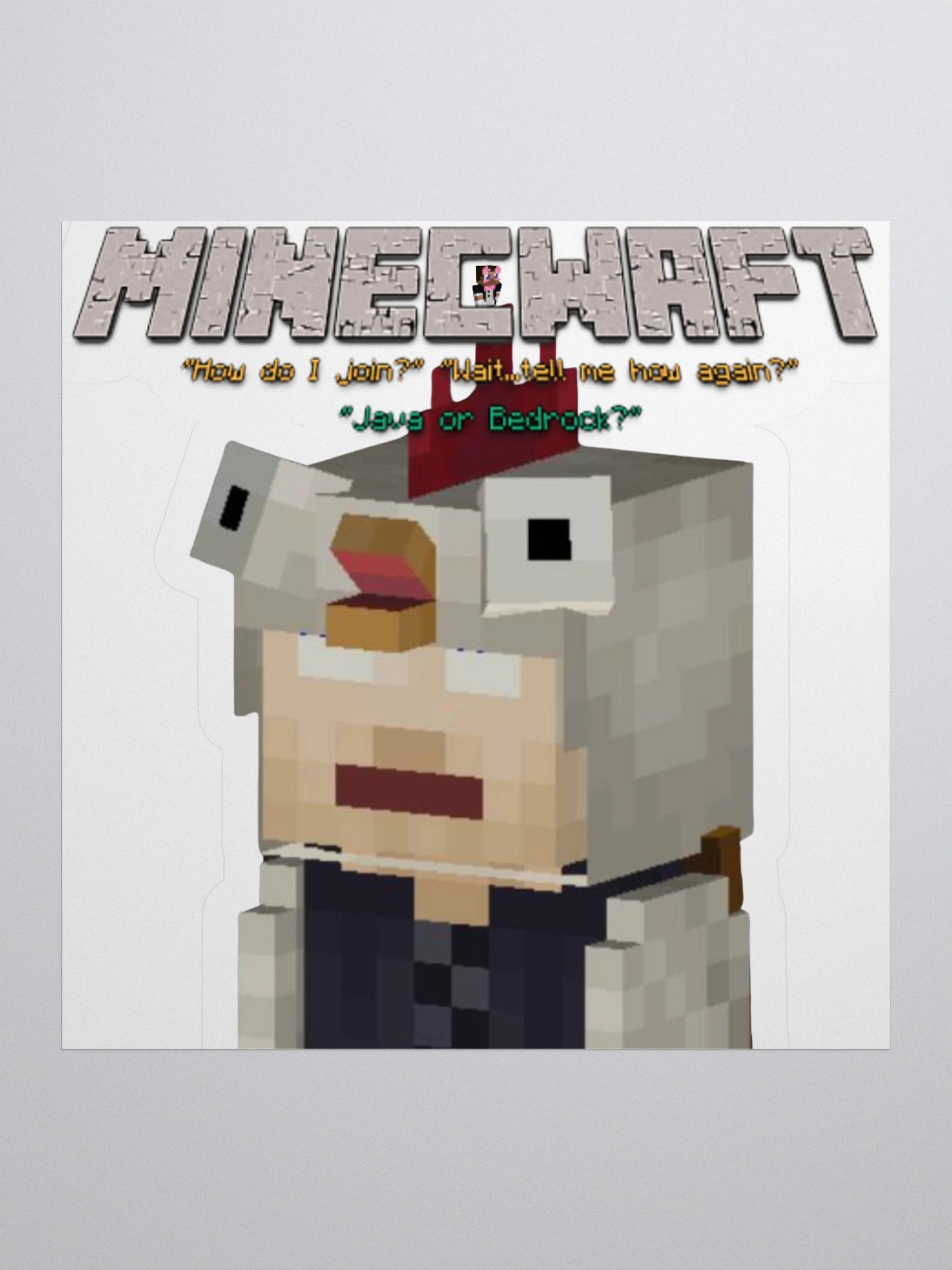 It's Minecwaft Night! | Slaps Sticker product image (1)