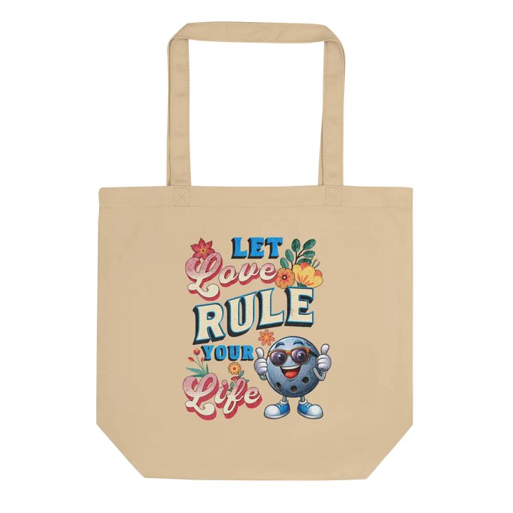 Let Love Rule Your Life Bowling Eco Tote product image (1)
