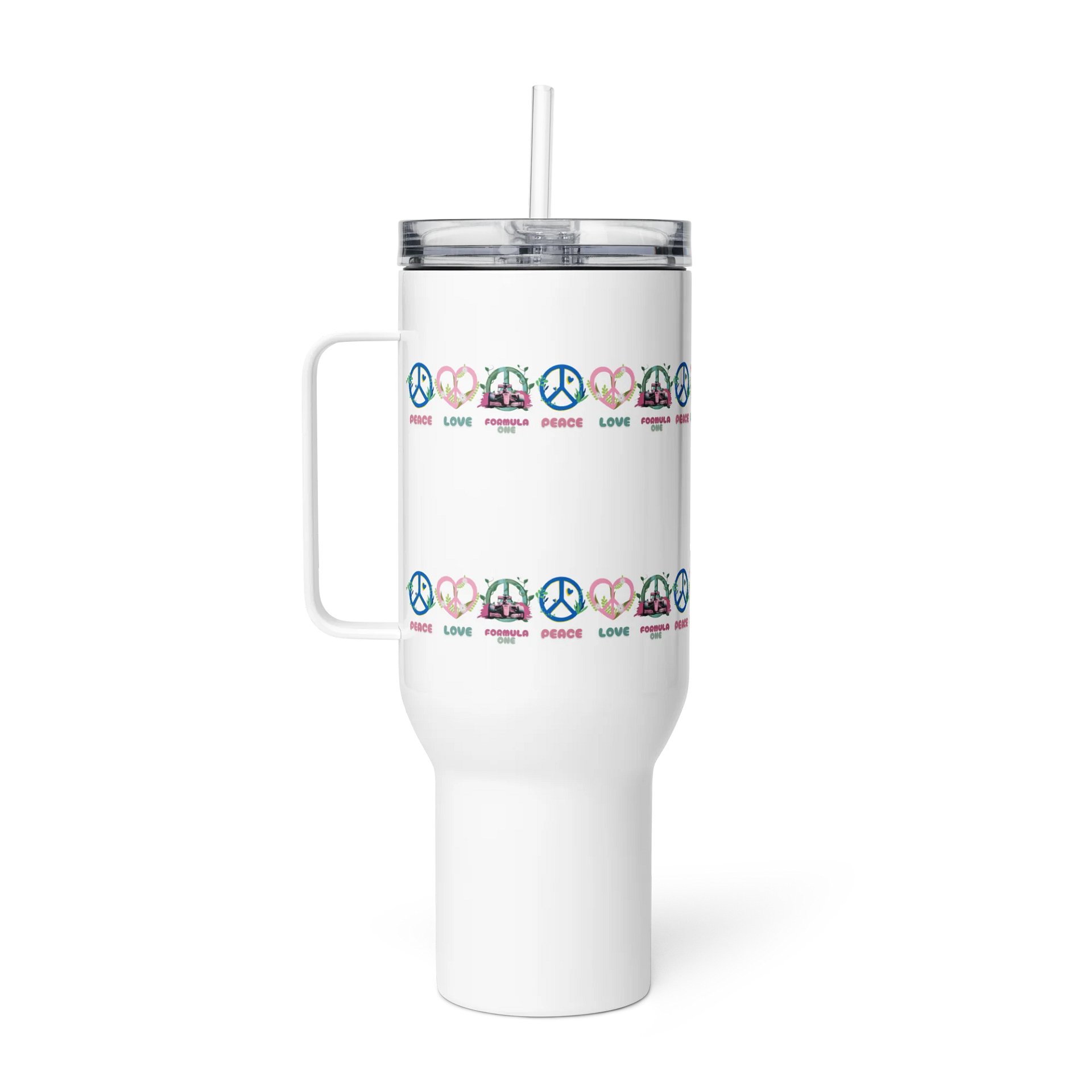 Peace Love F1 Travel Mug product image (6)