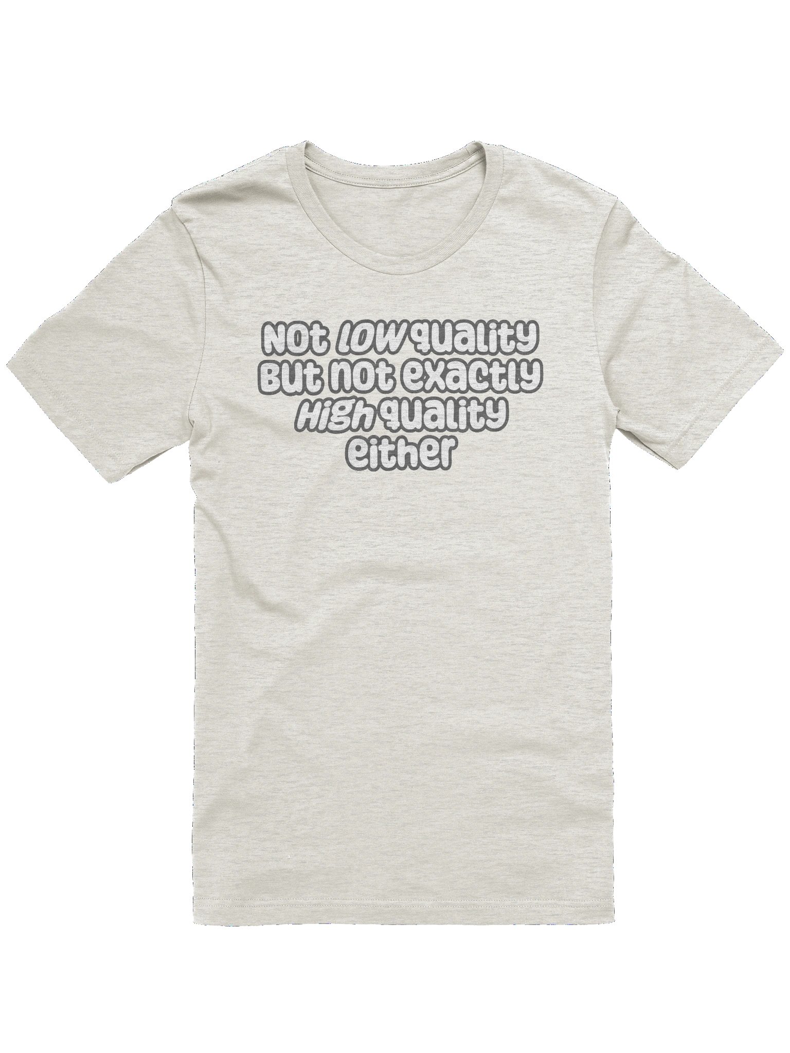 Not Low Quality Unisex T-Shirt - pastel colours product image (1)