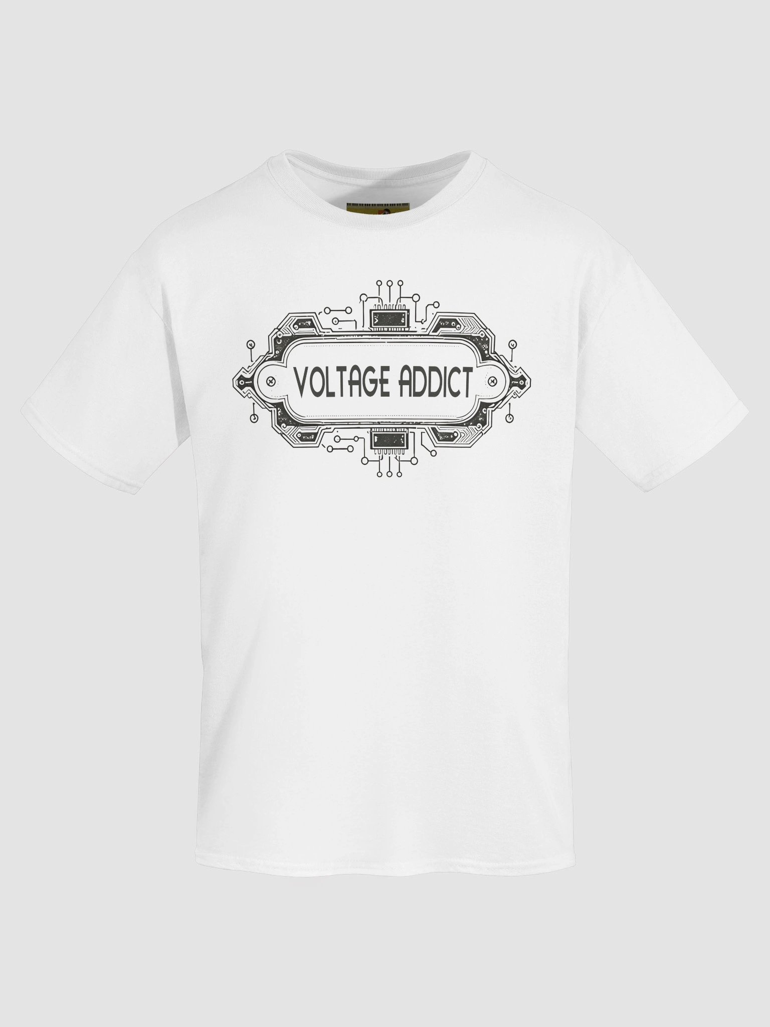VOLTAGE ADDICT, by Frank Fonik Unisex t-shirt product image (10)