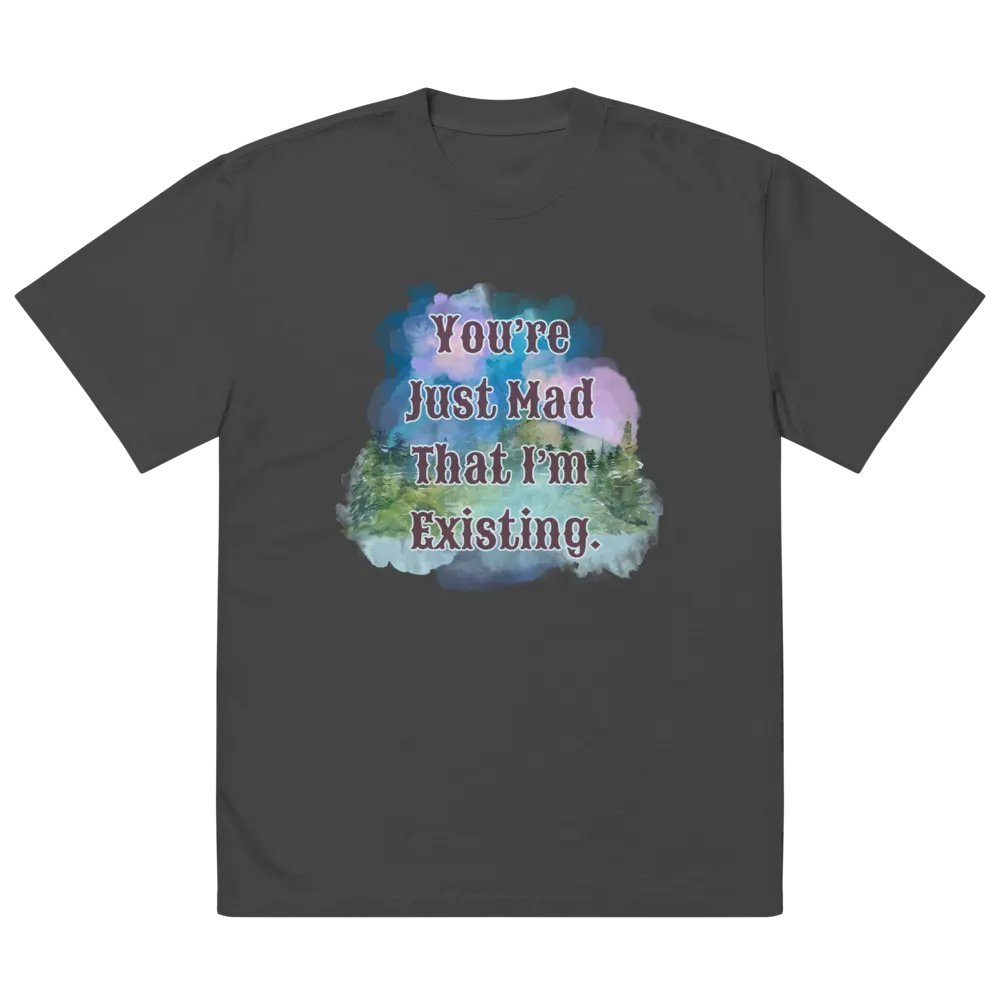 I'm Existing Oversized T-Shirt product image (3)
