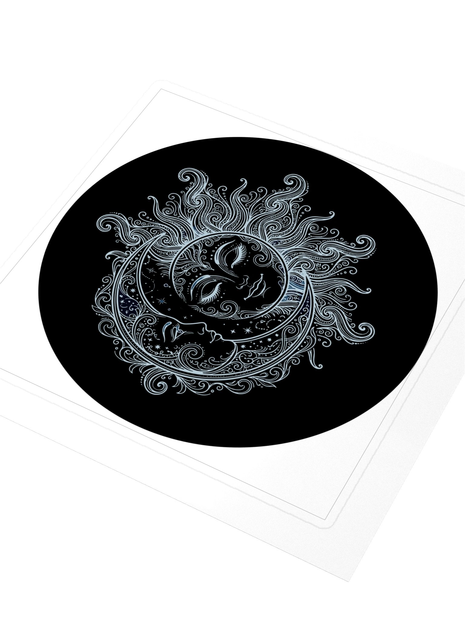 Celestial Sun & Moon Kiss Cut Sticker product image (3)