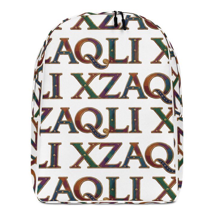 XZAQLI Ivory Monogram Premium Commuter Backpack product image (1)