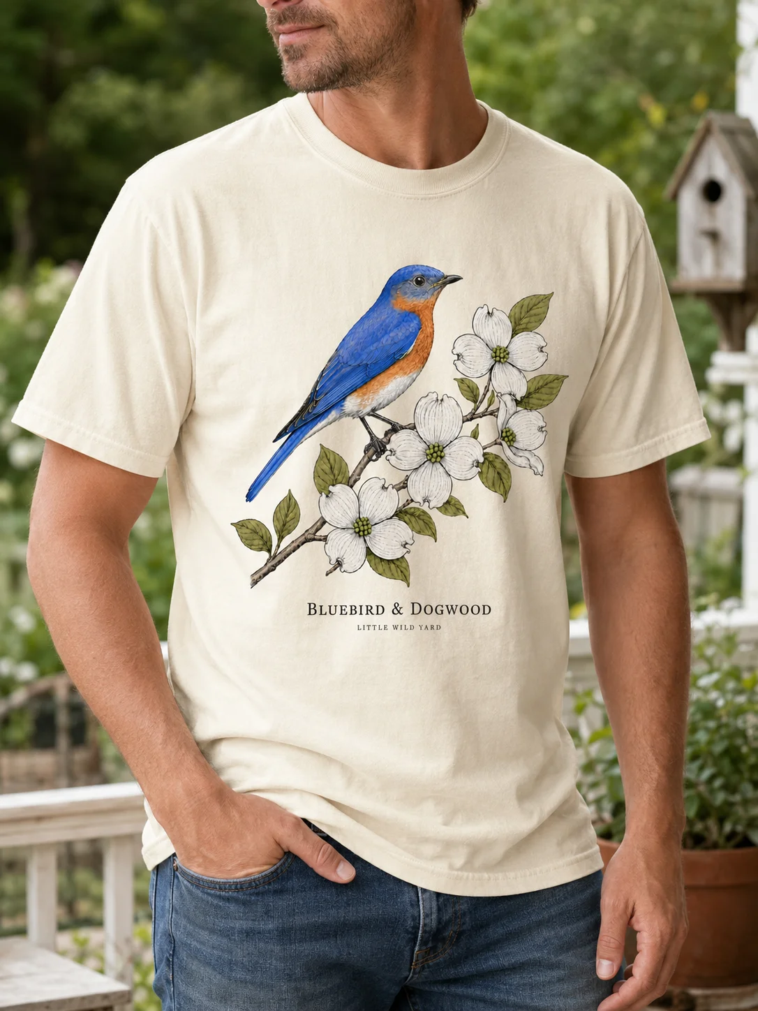 Bluebird & Dogwood T-shirt product image (3)