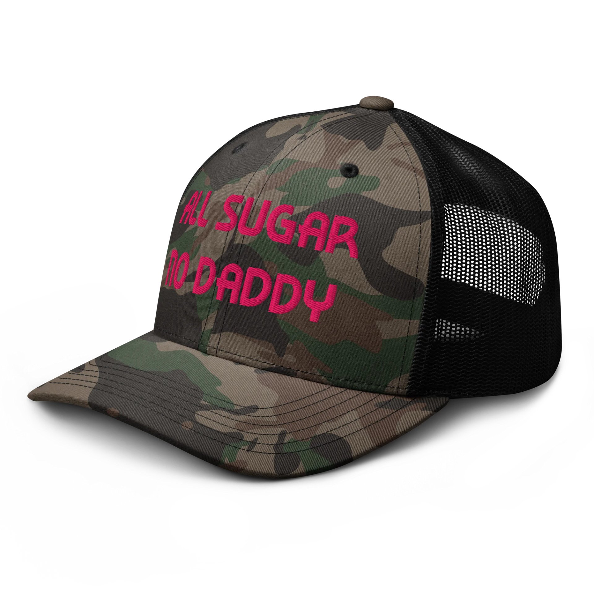ALL SUGAR Camo Trucker Hat product image (6)