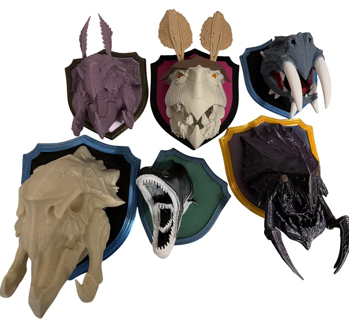 The Storm Critter Collection - Complete Fantasy Trophy Set STL product image (1)