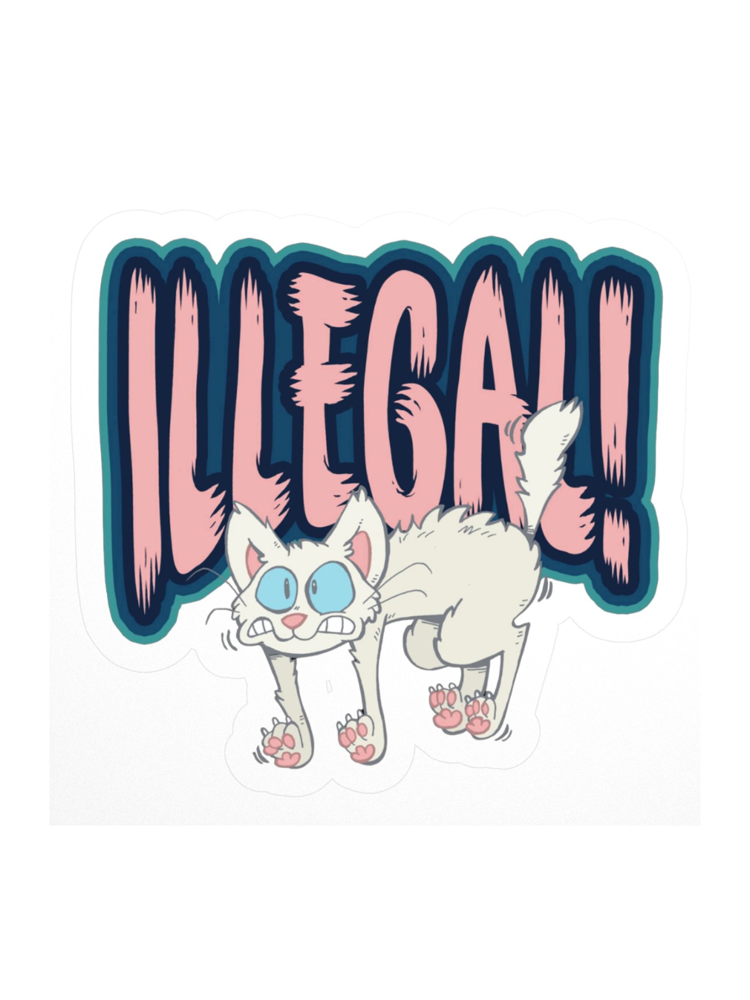 ILLEGAL!!! - Stickers product image (1)