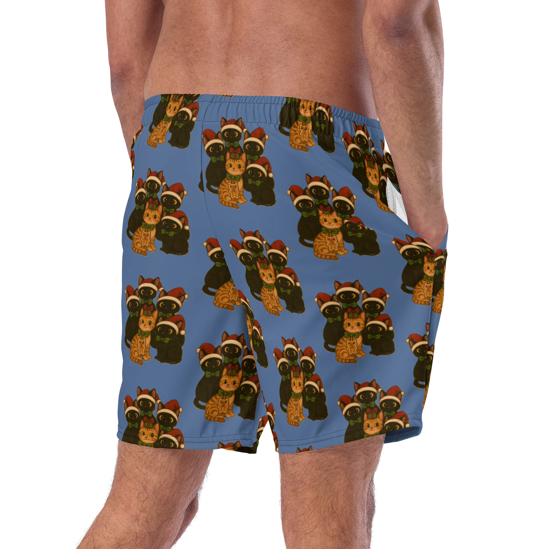 Cat brigade winter Swim Trunks product image (9)