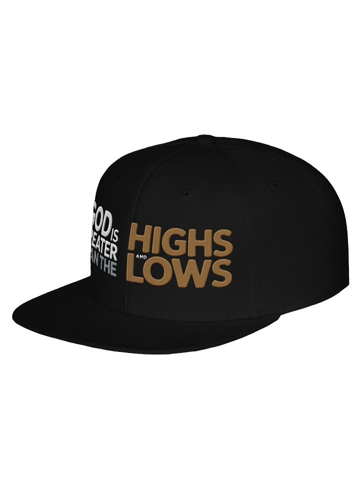 God Is Greater Than The Highs and Lows Premium Embroidered Snapback Cap product image (15)