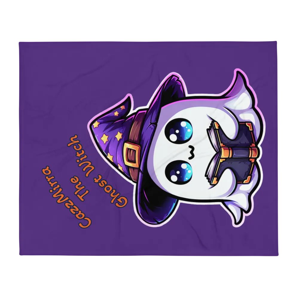 CazzMirra The Ghost Witch Throw Blanket product image (2)