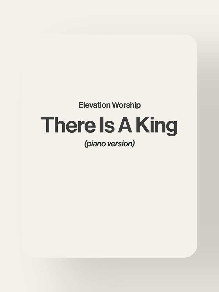 There Is A King - Elevation Worship product image (1)