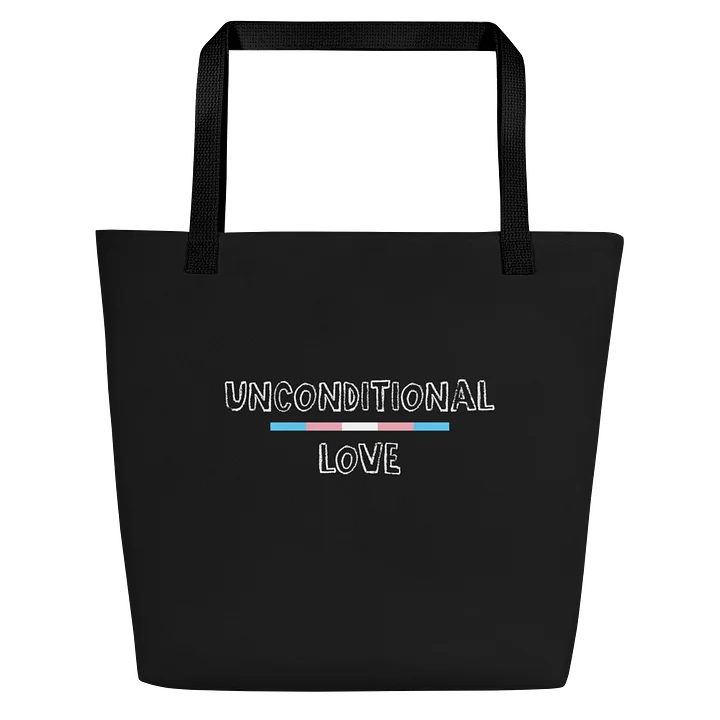Unconditional Love Black Tote product image (1)