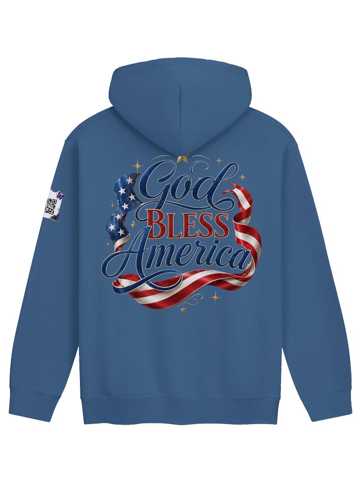 God Bless America (4) Hoodie w/QR product image (1)