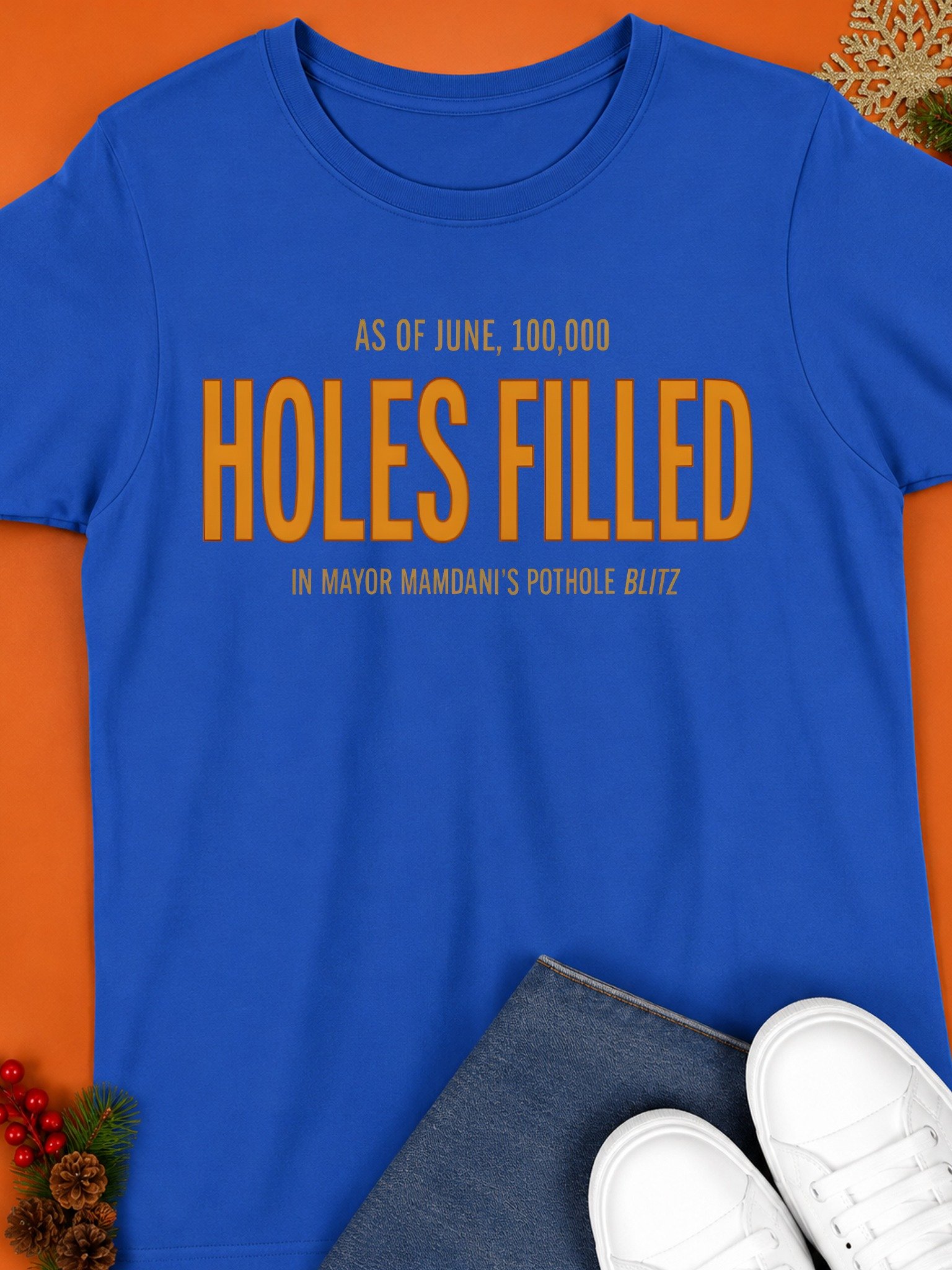 100000 Holes Filled Mayor Mamdani Shirt product image (1)