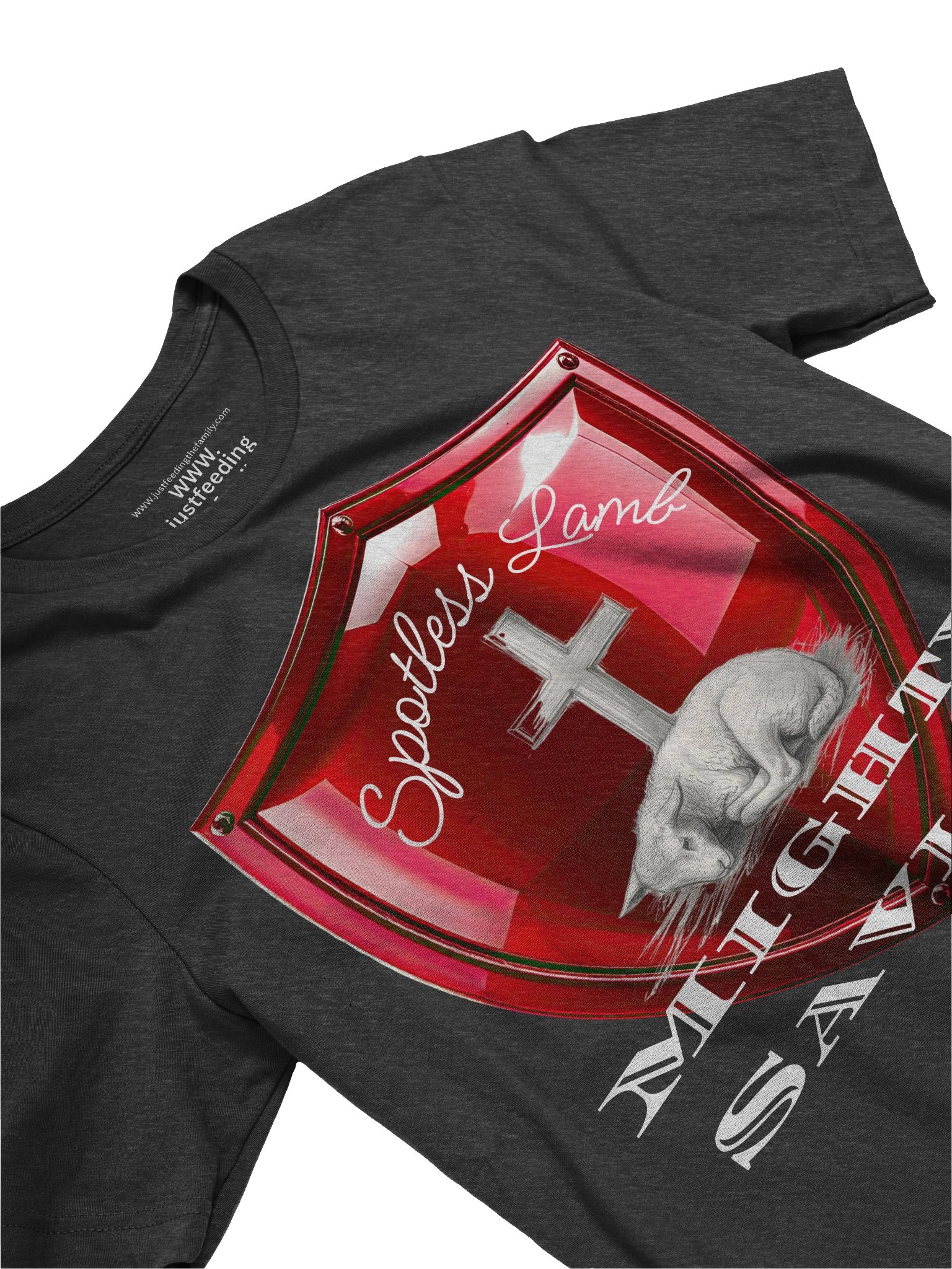 Spotless Lamb, Mighty Savior - Faith & Armor Christian shirt product image (3)