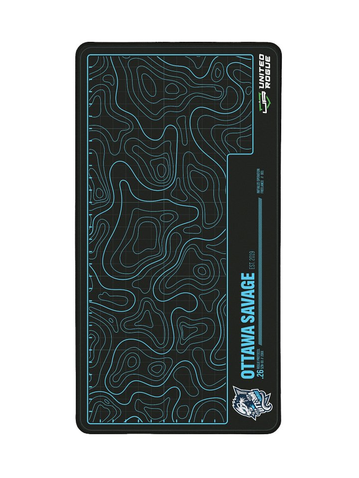 Ottawa Savage Map Desk Mat product image (2)