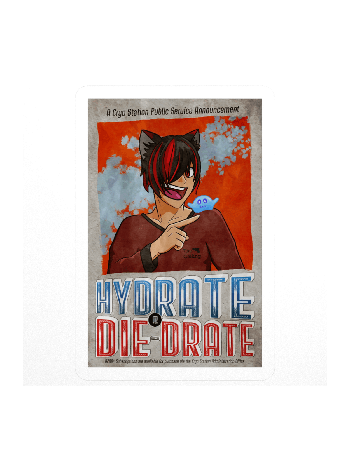 Hydrate or Die-Drate Sticker | BuriedCandy