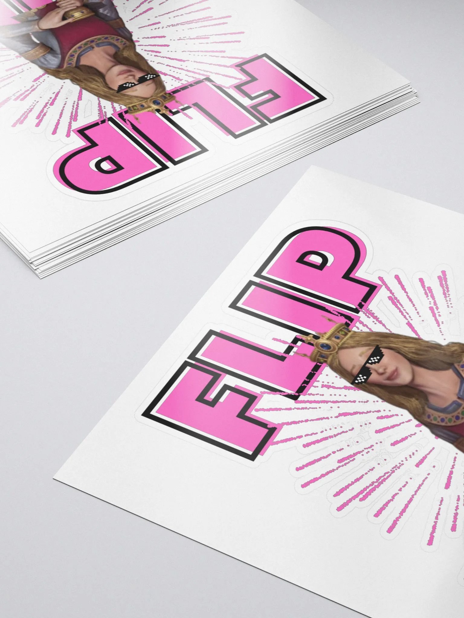 FLIP THIS Sticker product image (5)