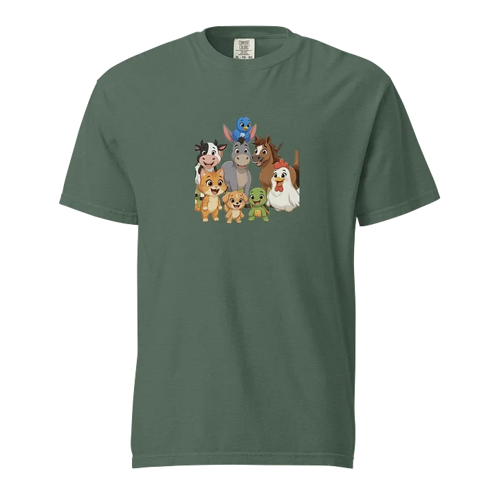 Happy Farm Friends Cartoon Tee product image (1)