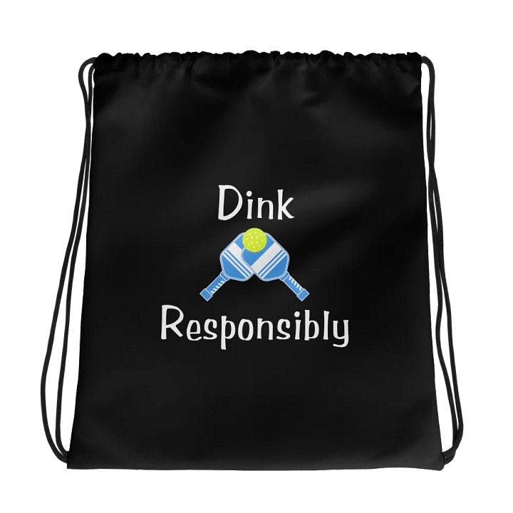 Dink Responsibly Drawstring Bag product image (1)