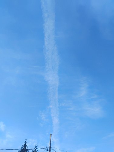 Chemical Skies... Spraying in a week of cold weather & fake rain, screwing up the natural order.. TERRORIST SCUM destroying o...