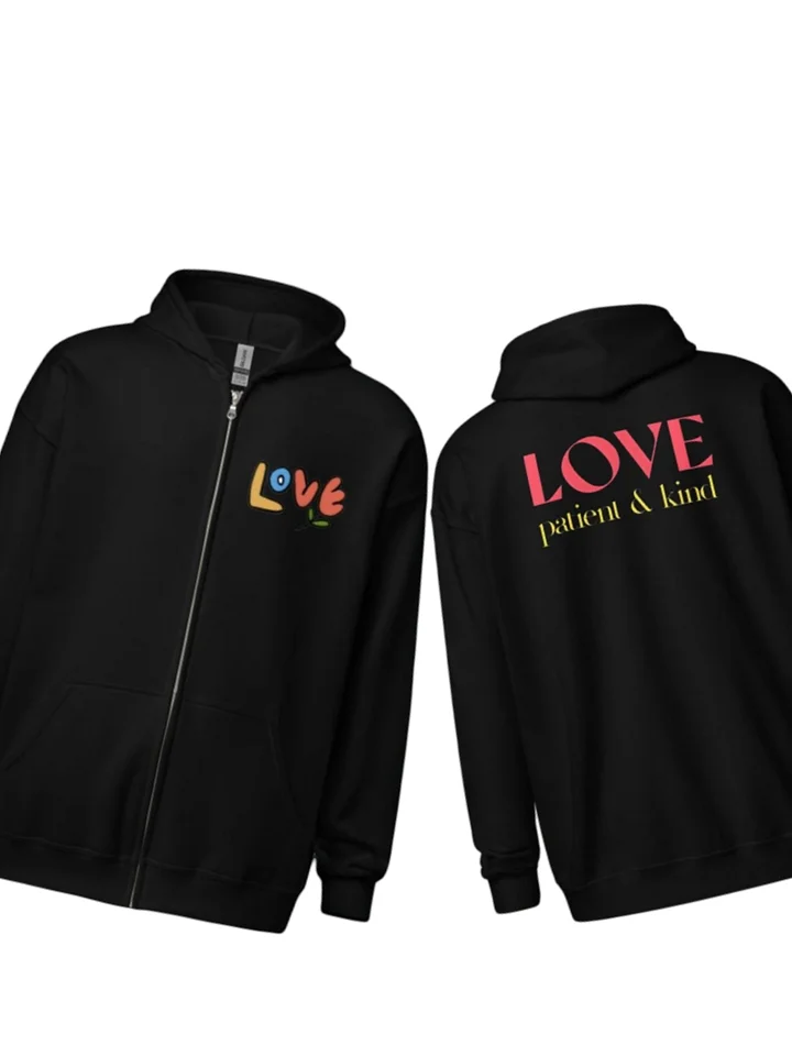 Kind & Patient - Love Zip Hoodie product image (2)