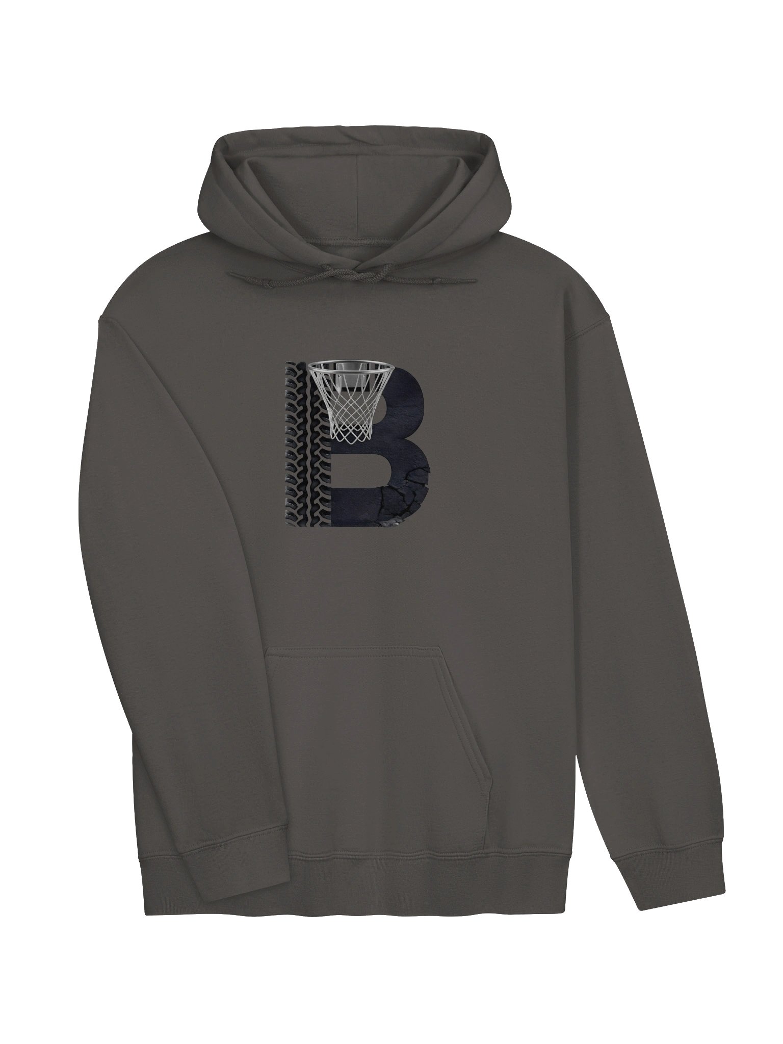 Blacktop Brand Basketball B Hoops Hoodie product image (3)