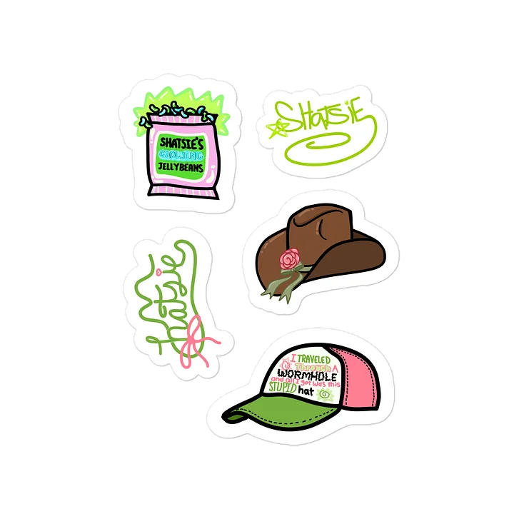 Hatsie/ Shatsie Sticker Sheet product image (1)