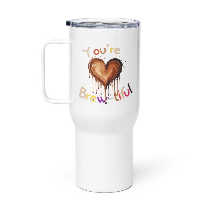 You're Brew-tiful Large Stainless Steel Travel Mug product image (1)