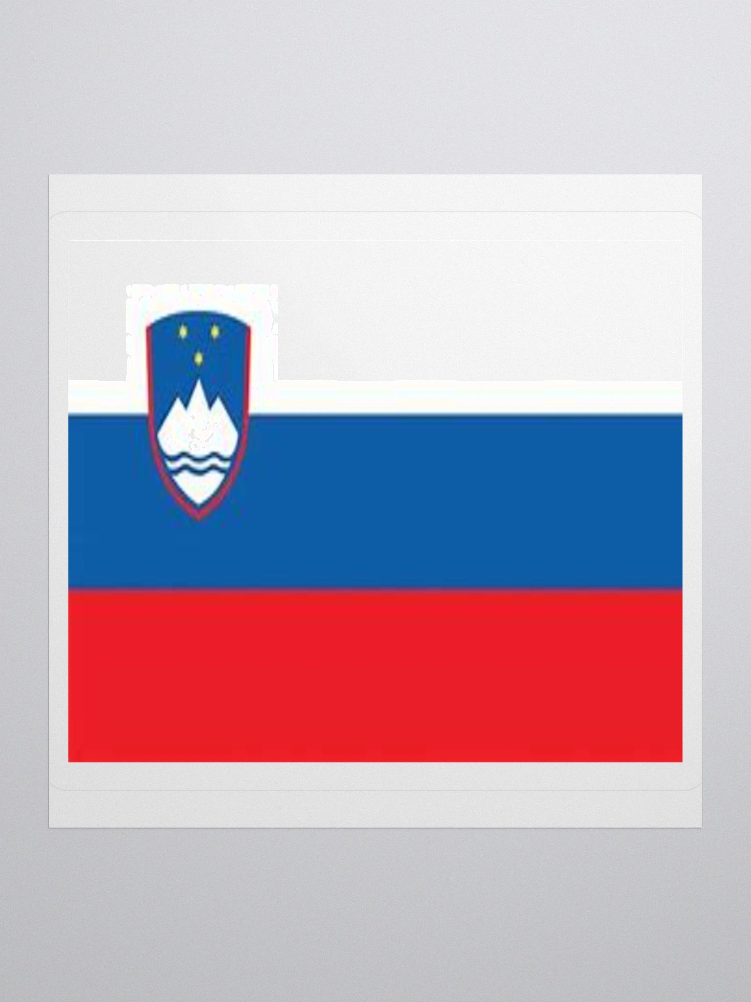 Exclusive Slovenia Flag Kiss-Cut Stickers - High-Quality Vinyl, Multiple Sizes product image (3)