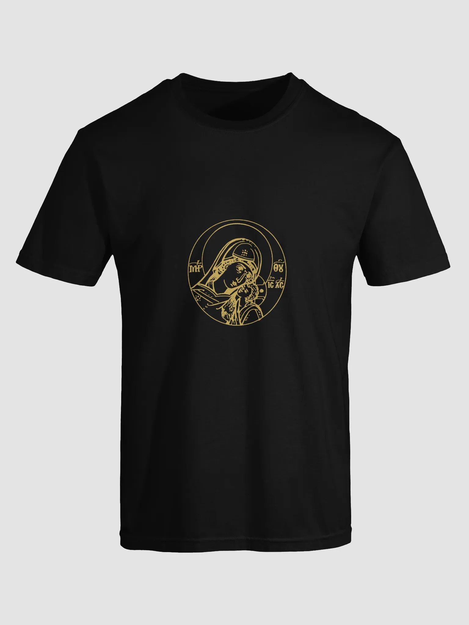 Theotokos Orthodox Christian T-Shirt – Byzantine Religious Tee, Faith Gift product image (1)