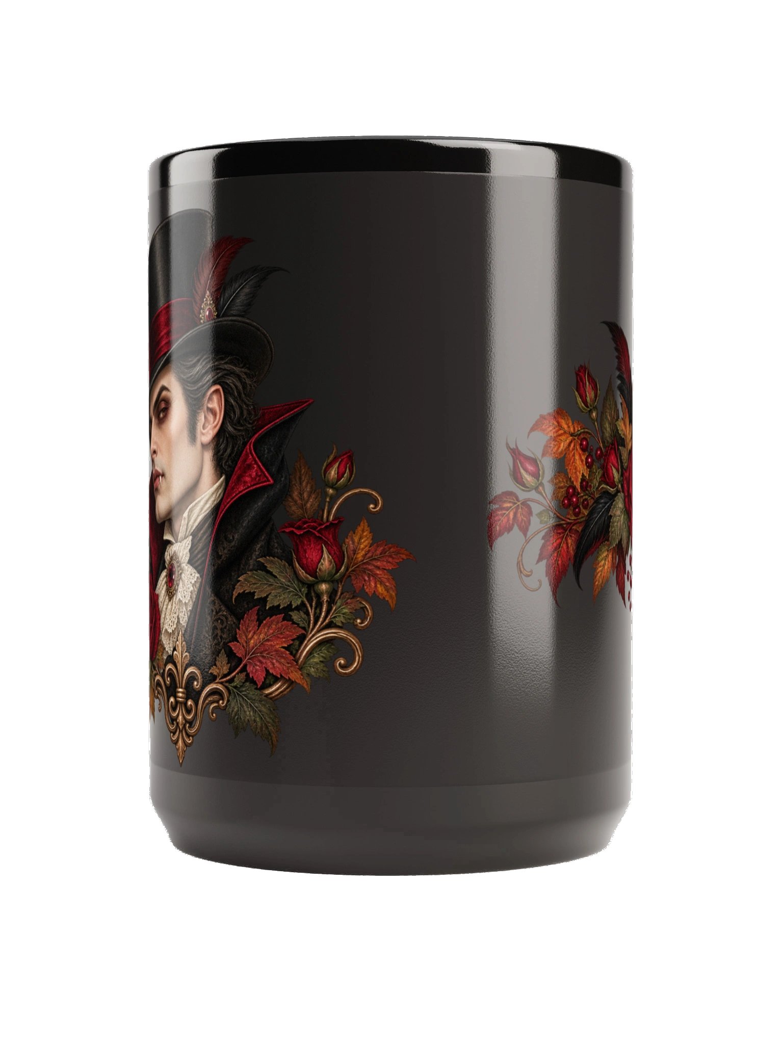 The Night Visitor Black Mug product image (5)
