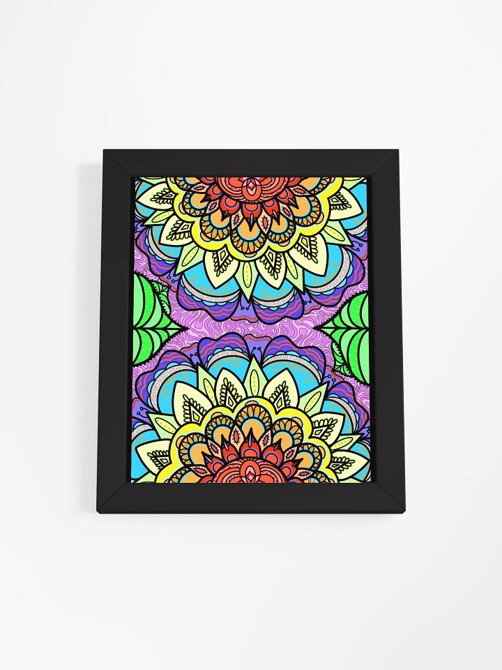 Rainbow Bloom Framed Print product image (1)