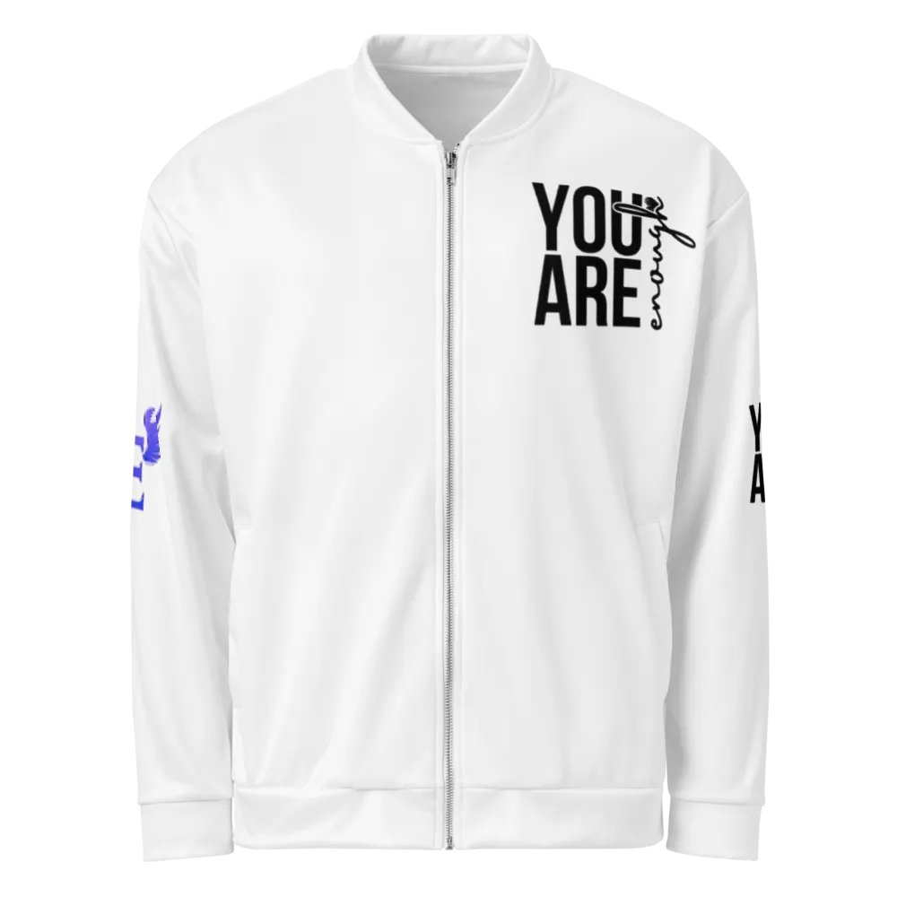 You are enough Gen 2: Thread of Destiny All-Over Print Bomber Jacket product image (1)