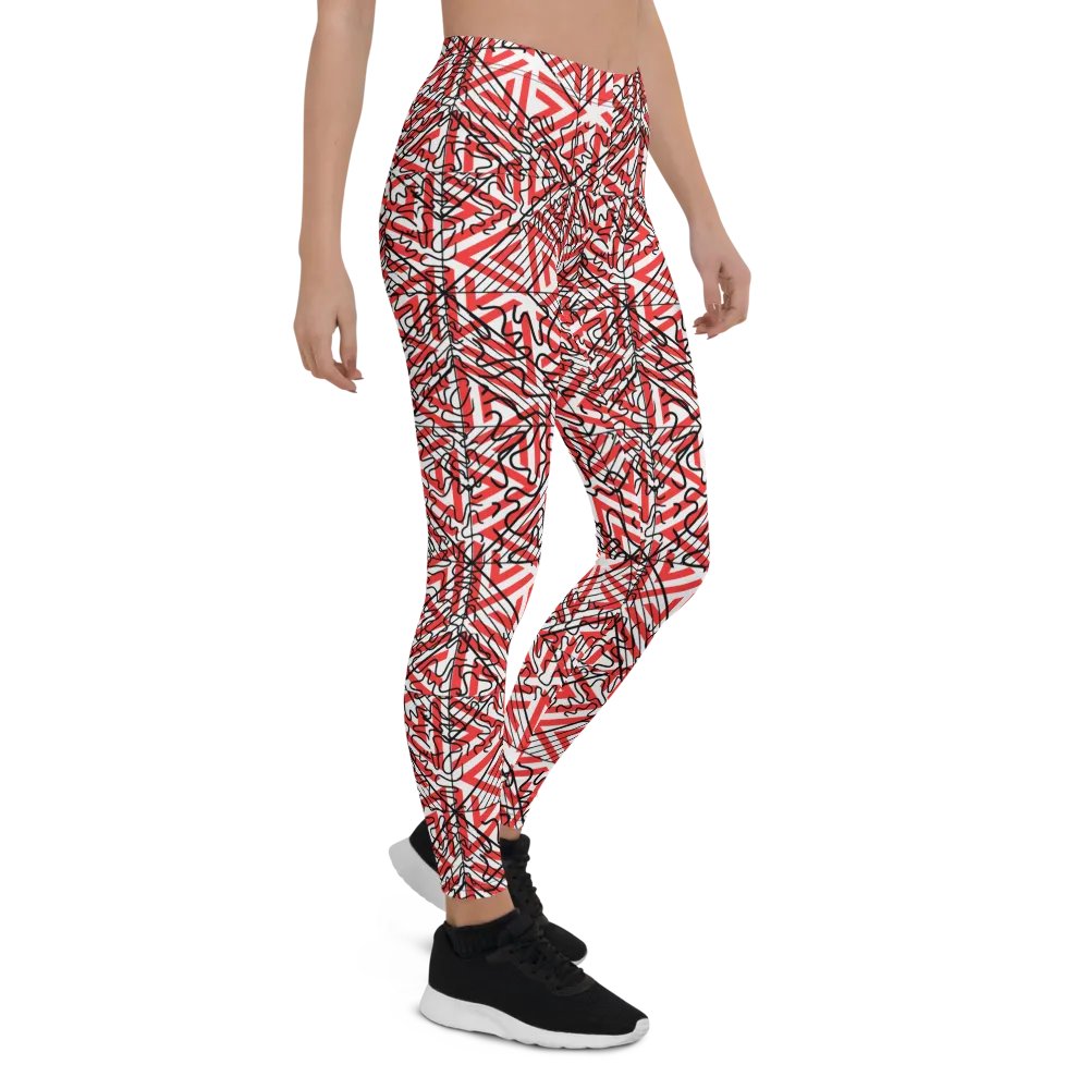 JoBeths' Designed Adult Leggings👖Black Web 🕸 product image (9)