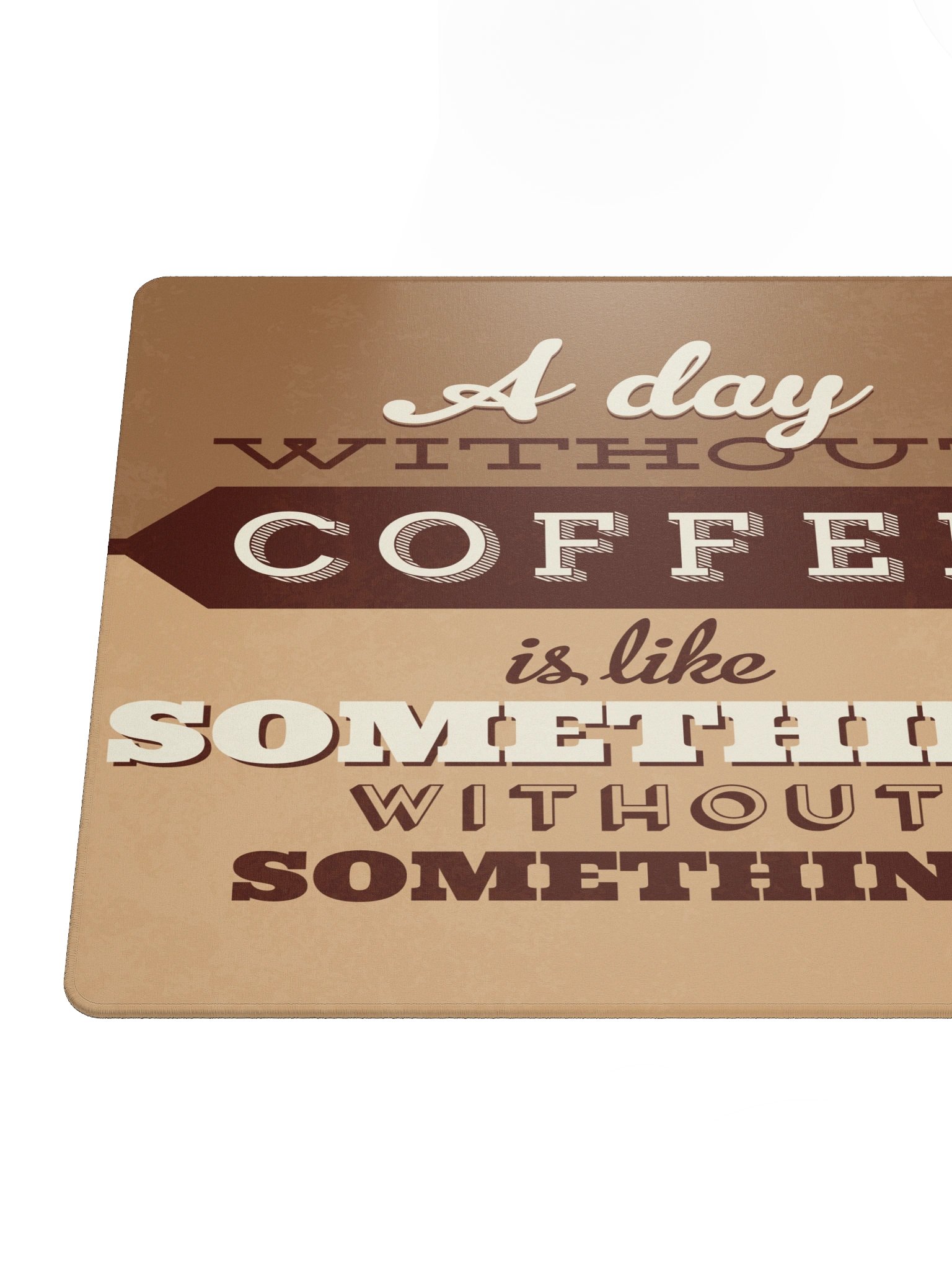 Gamer's Essential: Coffee Quote Mouse Pad product image (4)