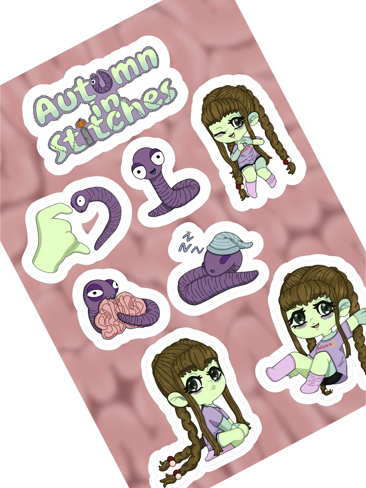 Autumnstitches Sticker Sheet product image (1)