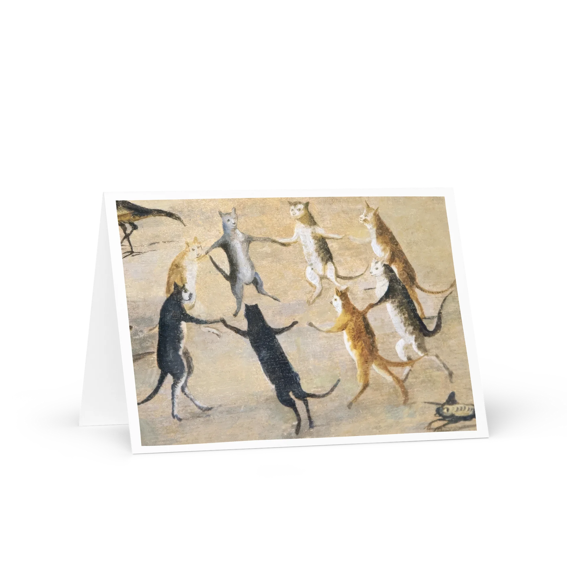 Circle of Dancing Cats - from the Witches Cove - Blank Card product image (1)