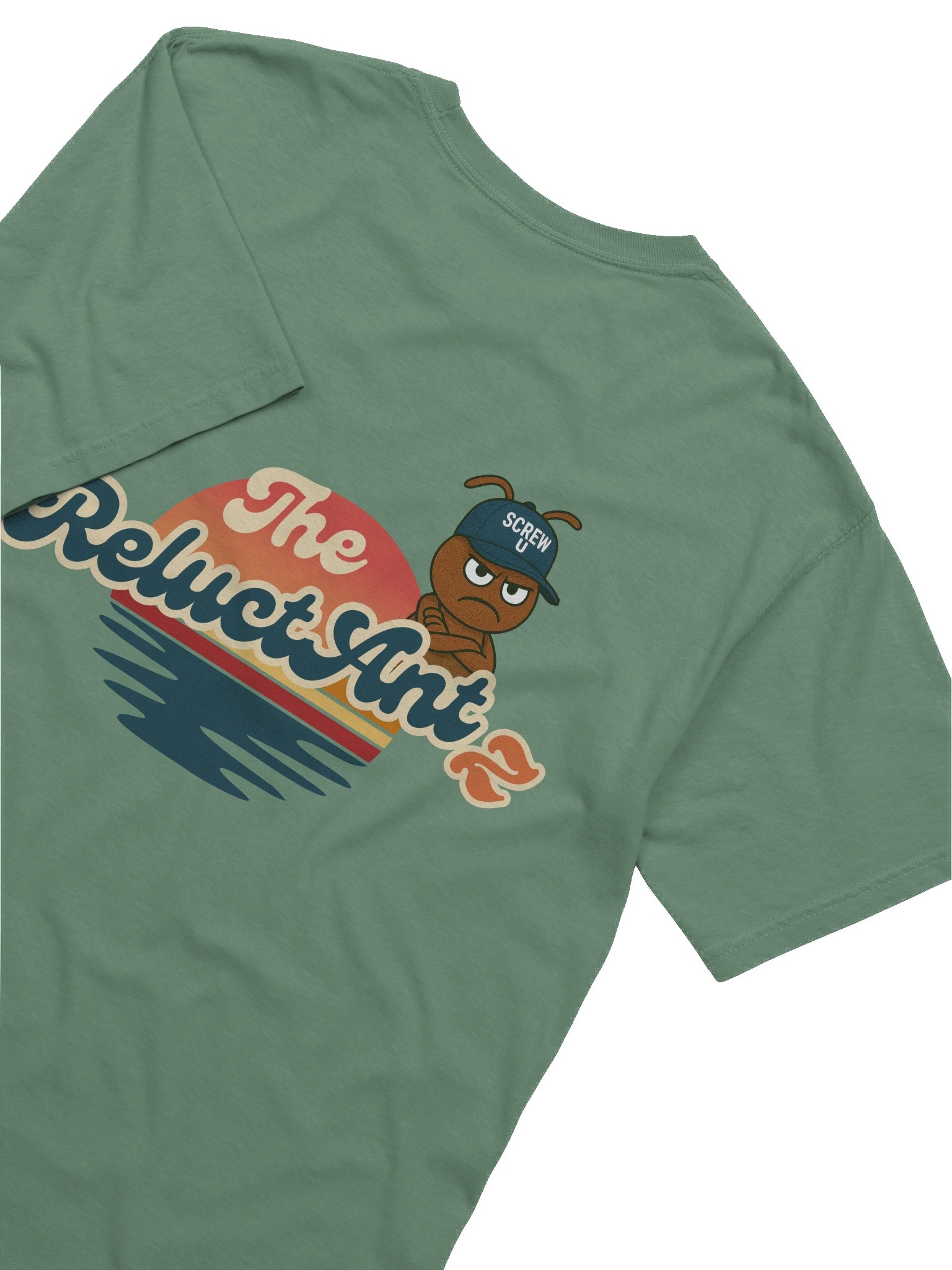 Screw U T-Shirt by The ReluctAntz – Light Green product image (6)