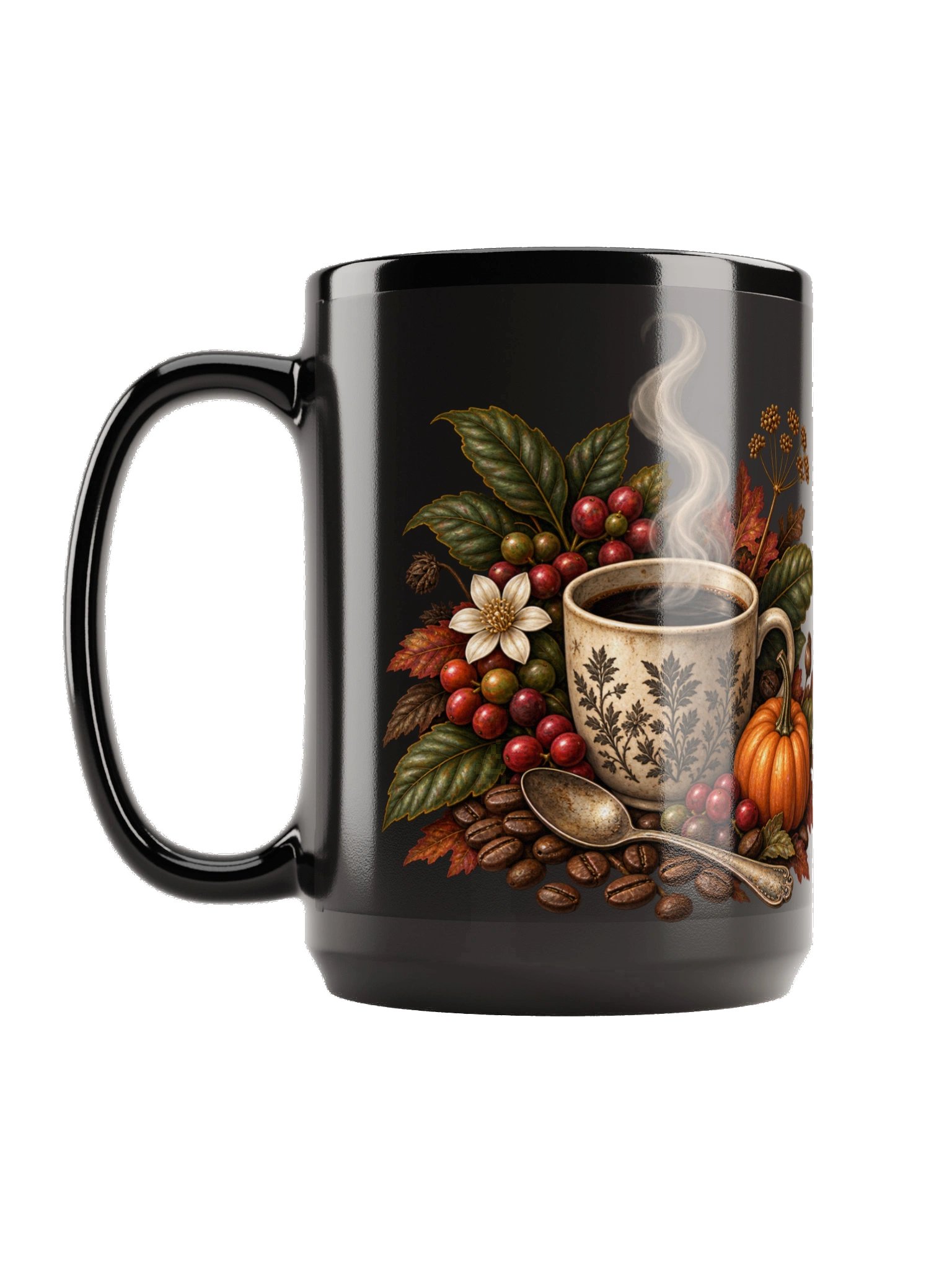 The First Cup Black Mug product image (3)