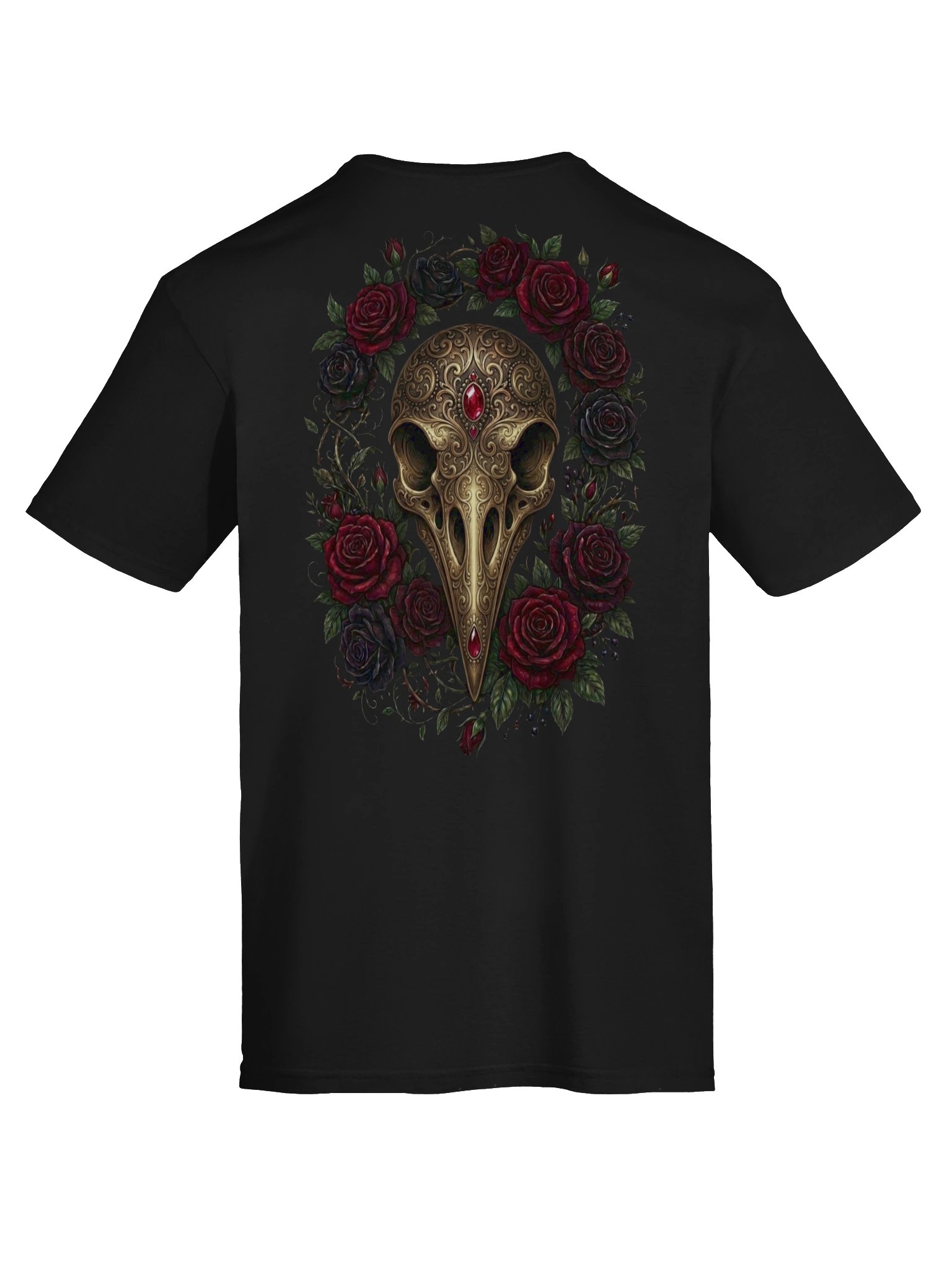 Raven Rose Gold Gothic Tee product image (7)